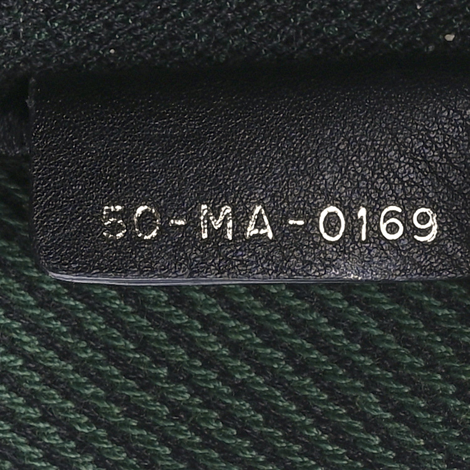 Christian Dior Canvas Embroidered Medium Checkered Book Tote Black Green 6 of 10