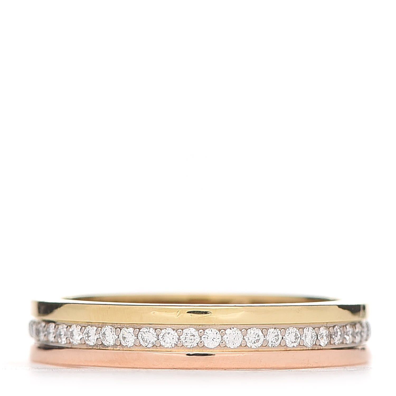 Cartier 18K White Yellow Pink Gold Diamond 3.5mm Vendome Louis Cartier Wedding Band 49 4.75 3 of 4