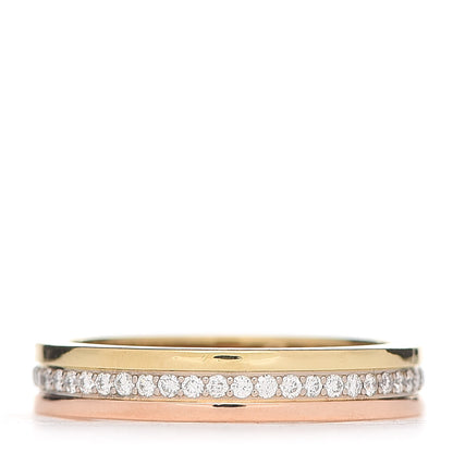Cartier 18K White Yellow Pink Gold Diamond 3.5mm Vendome Louis Cartier Wedding Band 49 4.75 3 of 4