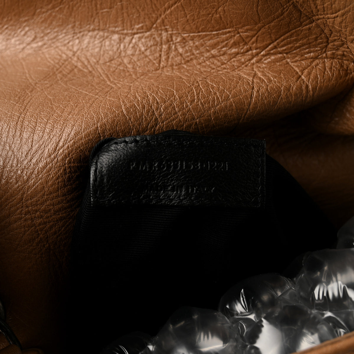 Crinkled Calfskin Matelasse Monogram Medium Niki Chain Satchel Dark Toffee