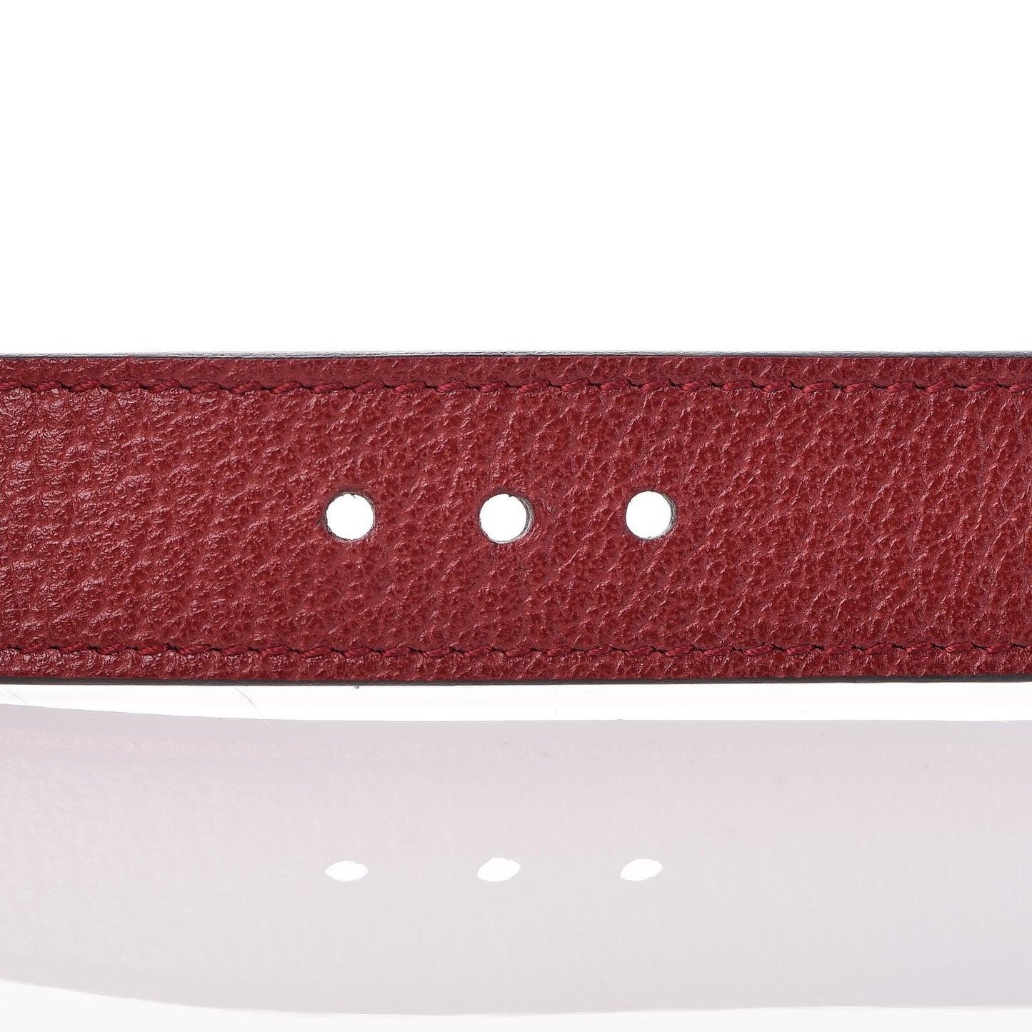 Calfskin Marmont Double G Bracelet Red