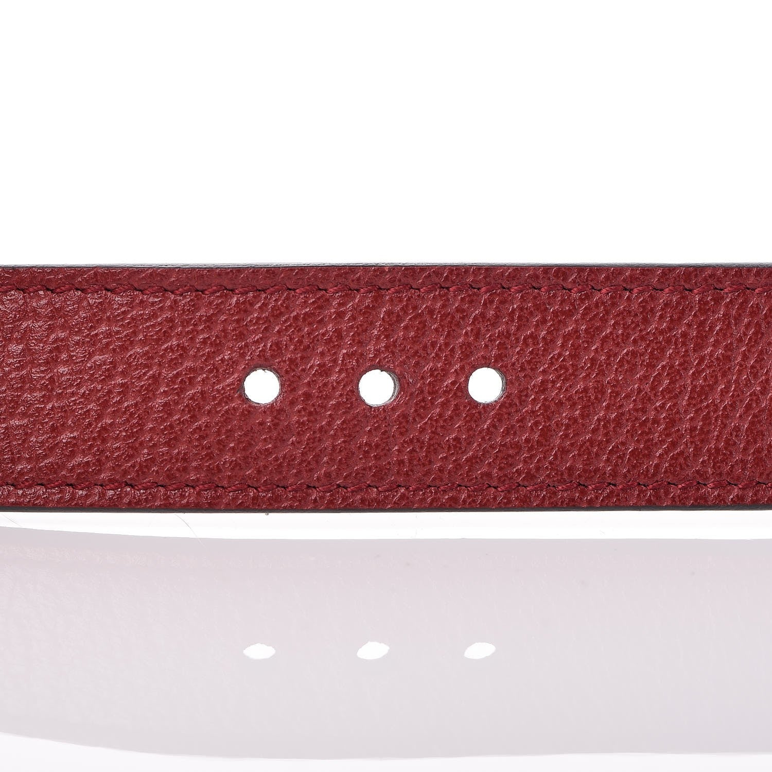 Gucci Calfskin Marmont Double G Bracelet Red 5 of 6
