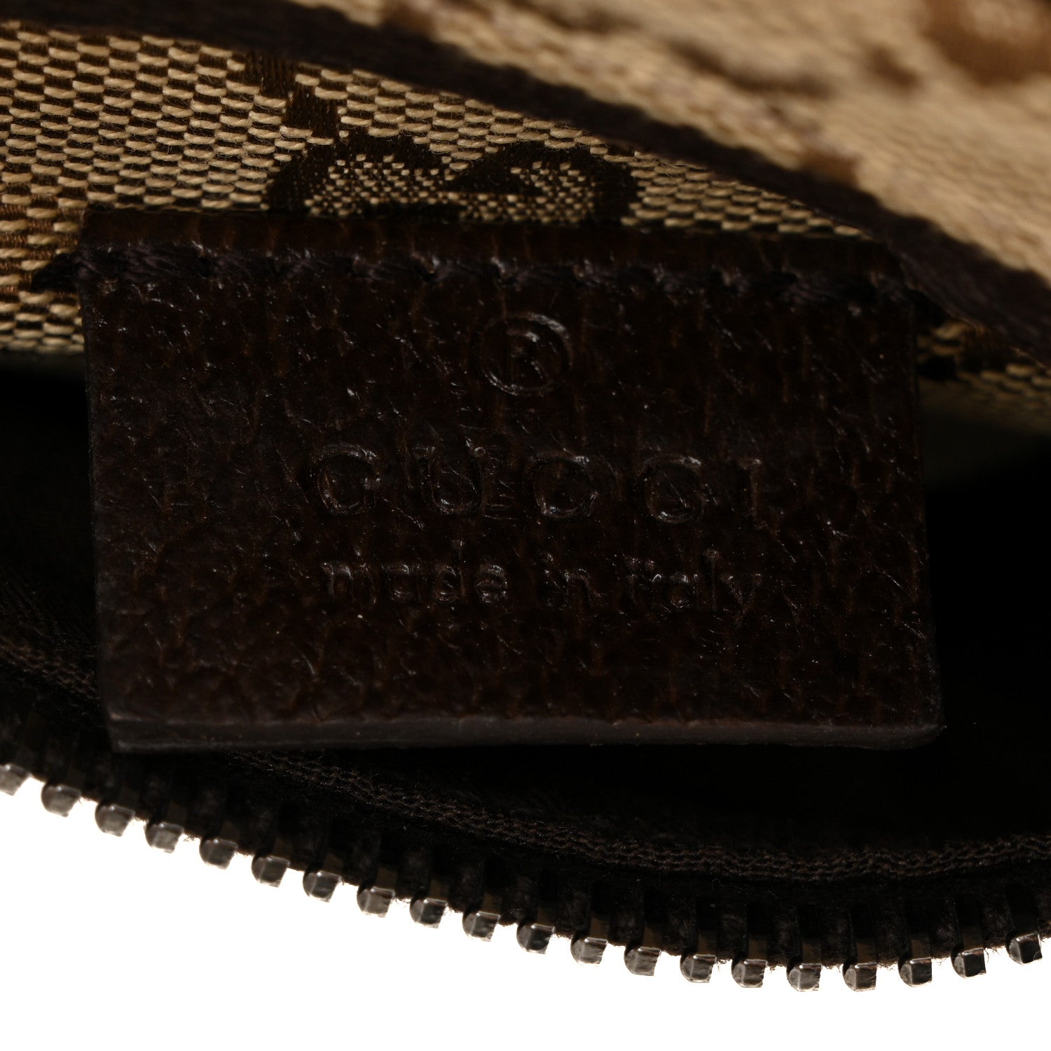 Gucci GG Monogram Double Pocket Belt Bag Dark Brown 7 of 12