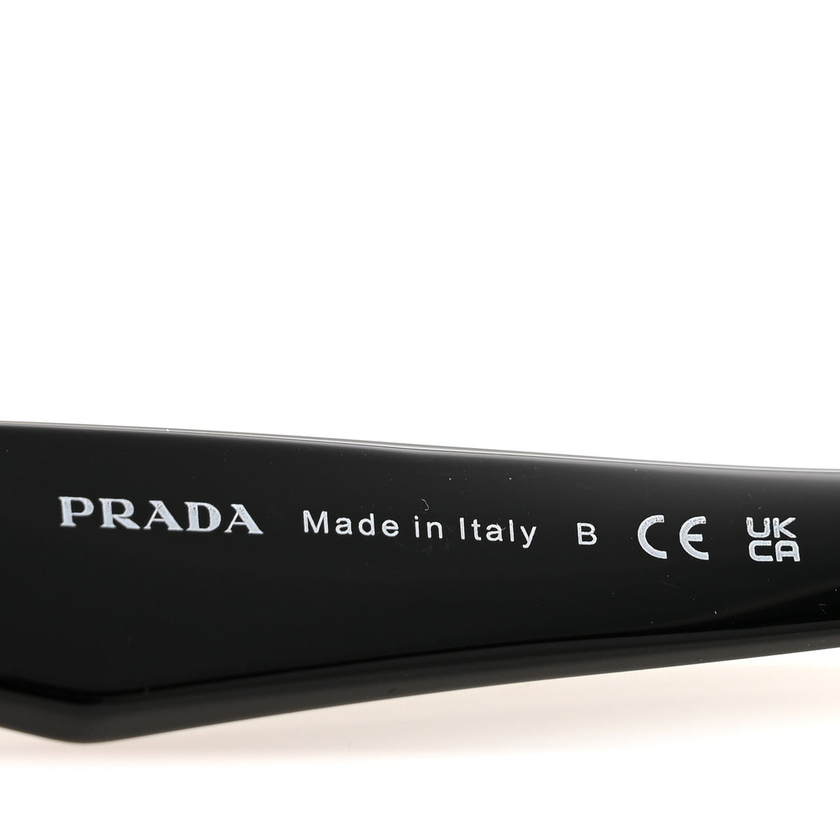 Prada Acetate Symbole Sunglasses SPR B06-F Black 5 of 9
