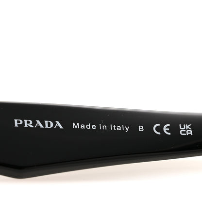 Prada Acetate Symbole Sunglasses SPR B06-F Black 5 of 9