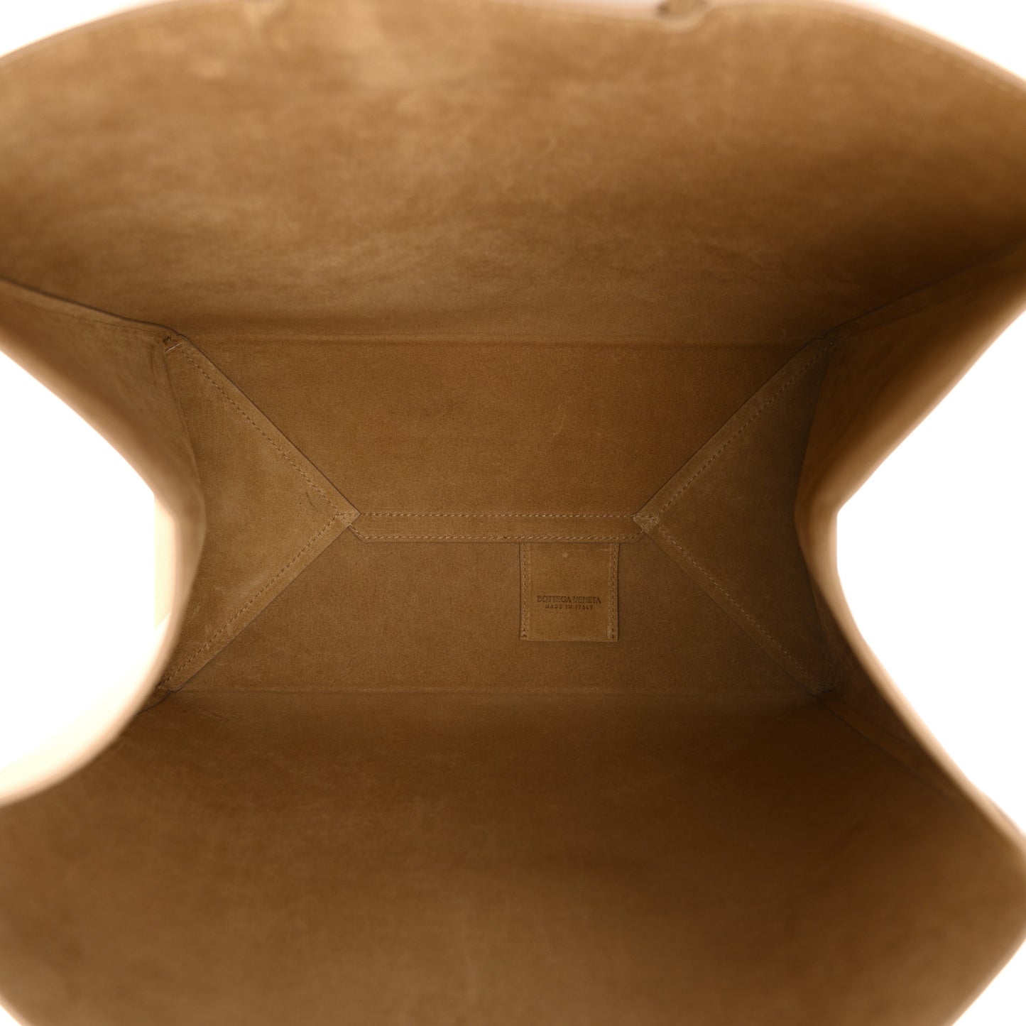 Calfskin Brown Bag Tote Kraft