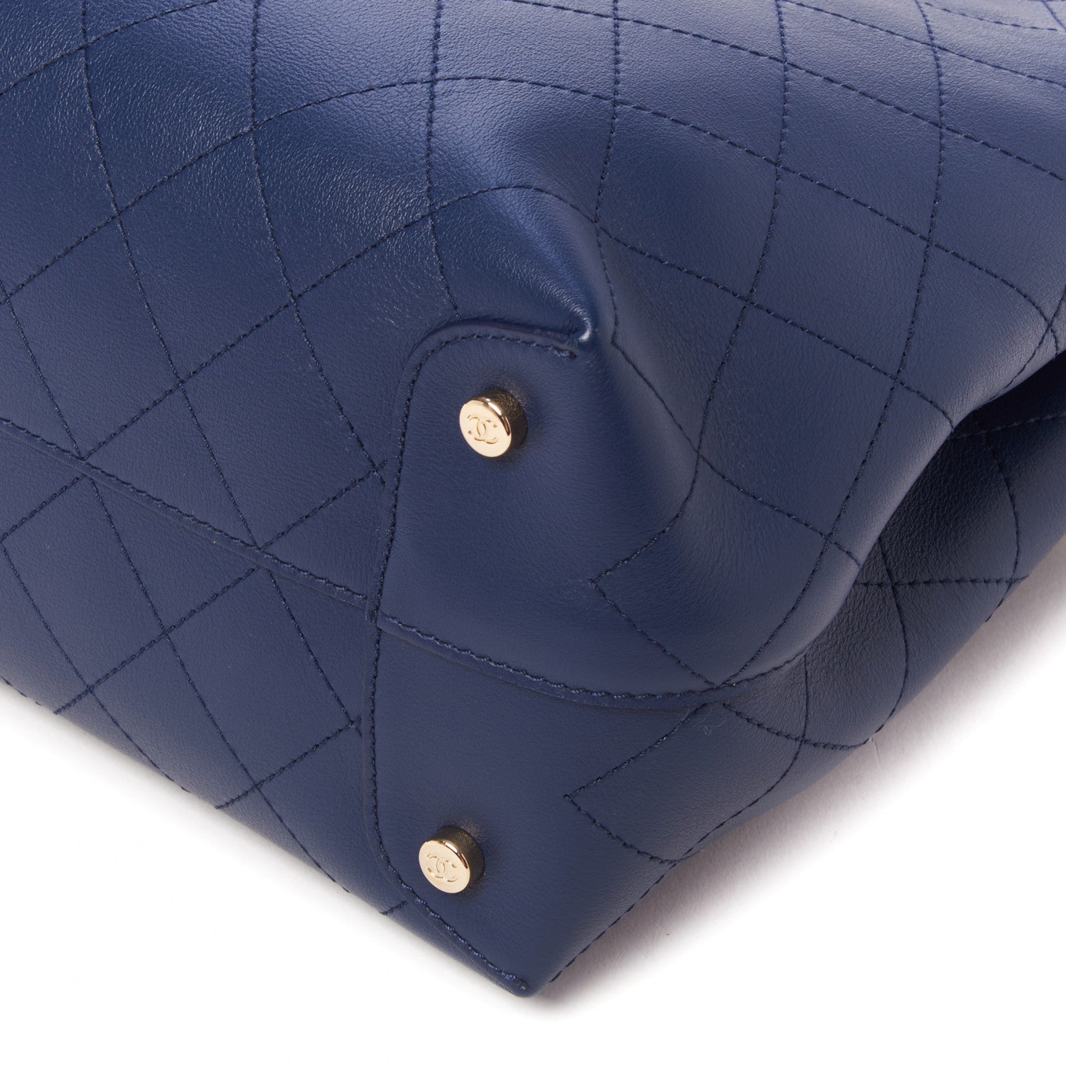 Chanel Calfskin Large Serial Shopper Tote Navy 4 of 8