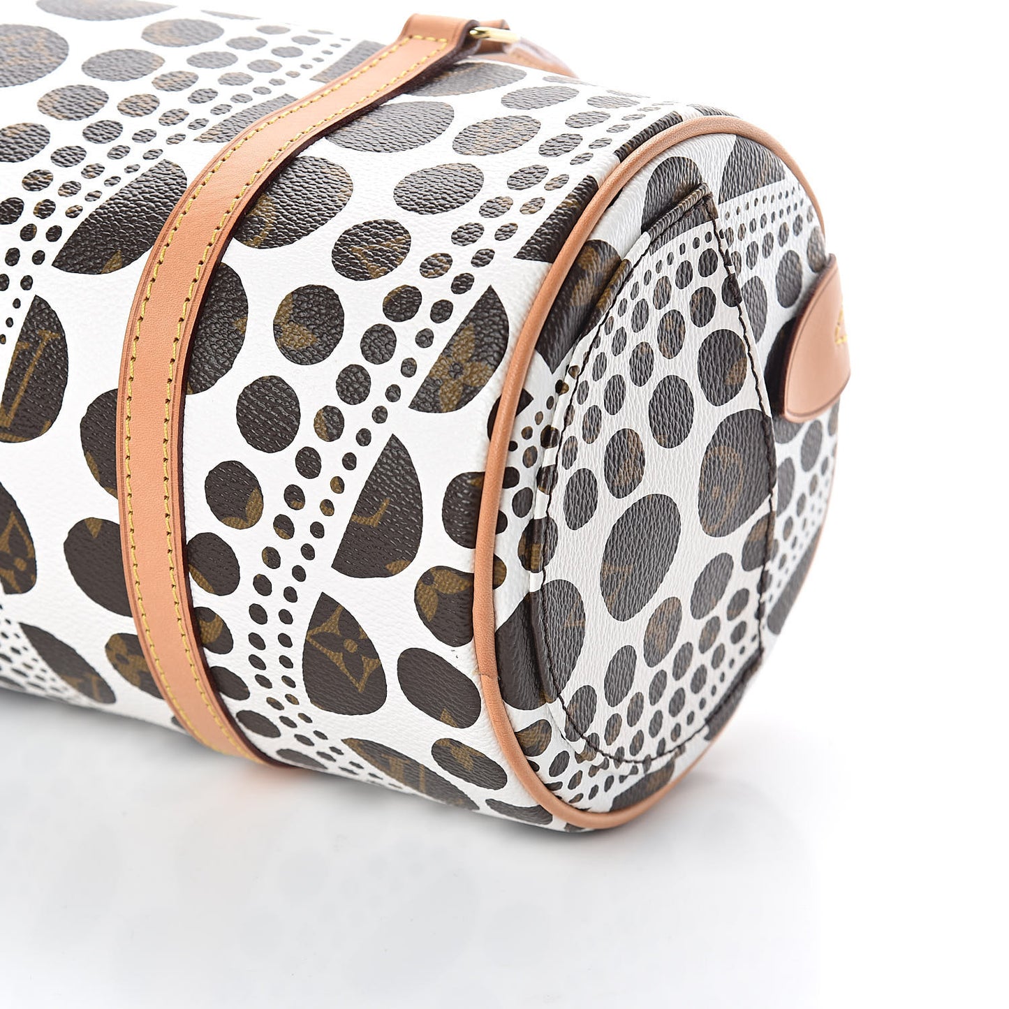 Monogram Kusama Pumpkin Dots Papillon 30 White