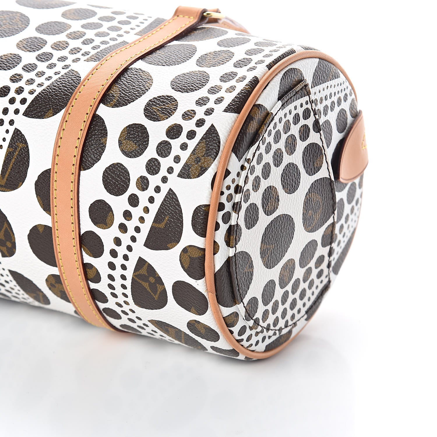 Louis Vuitton Monogram Kusama Pumpkin Dots Papillon 30 White 9 of 9