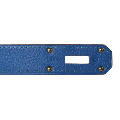 Hermes Togo JPG Shoulder Birkin II 42 Blue Izmir 9 of 11