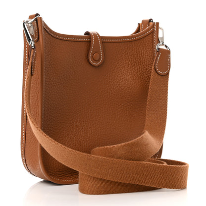 Hermes Taurillon Clemence Evelyne TPM Gold 3 of 11
