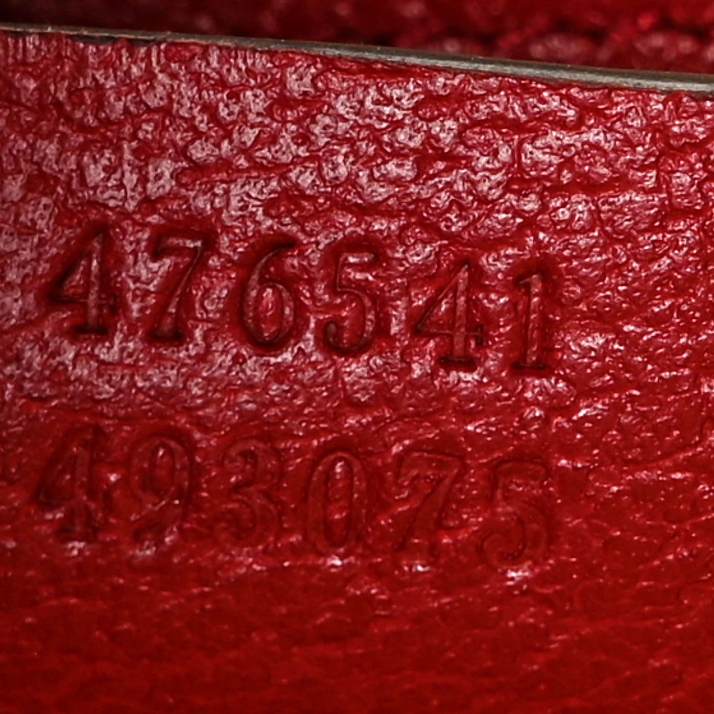 GG Supreme Monogram Small Queen Margaret Top Handle Bag Red