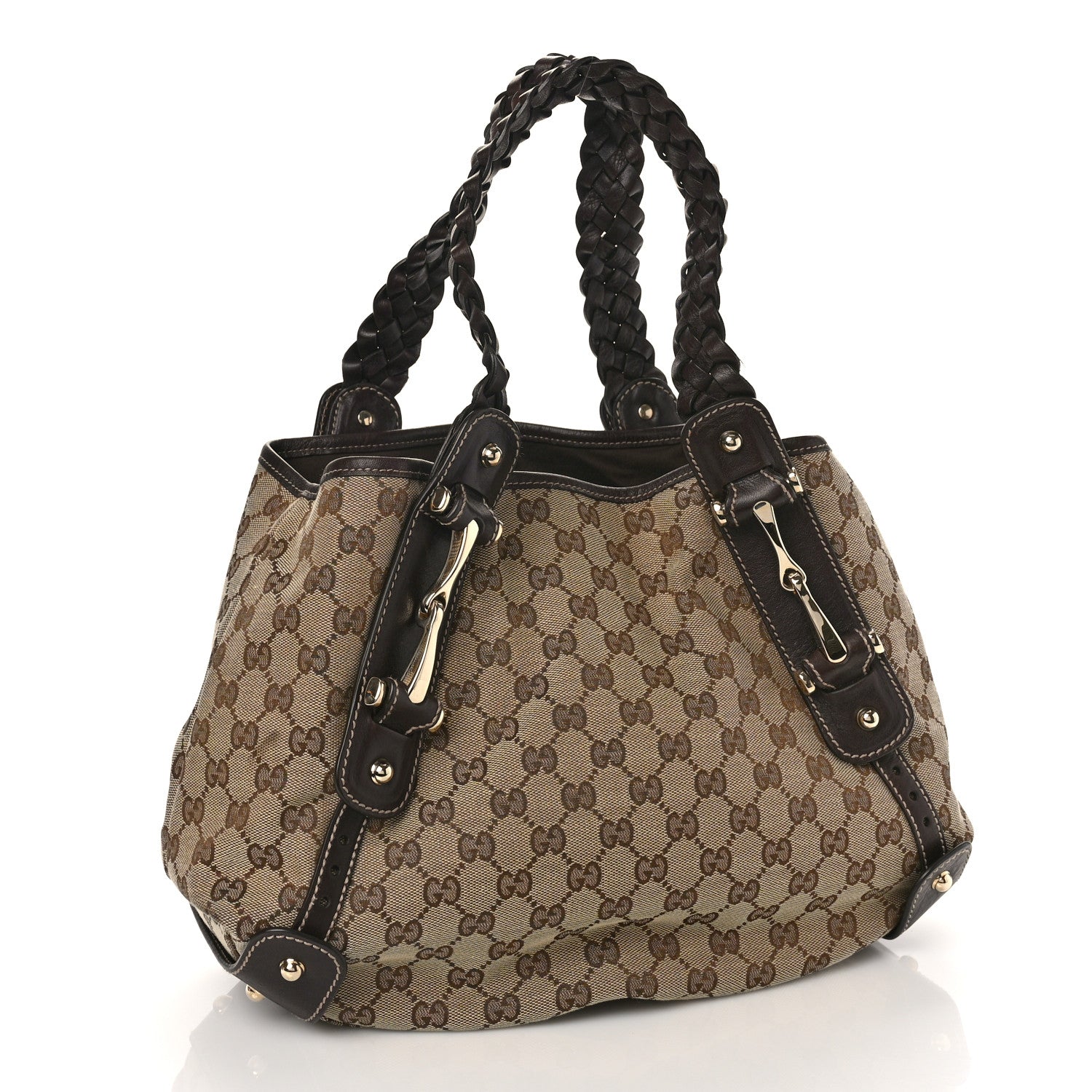 Gucci Monogram Small Pelham Shoulder Bag Dark Brown 3 of 9