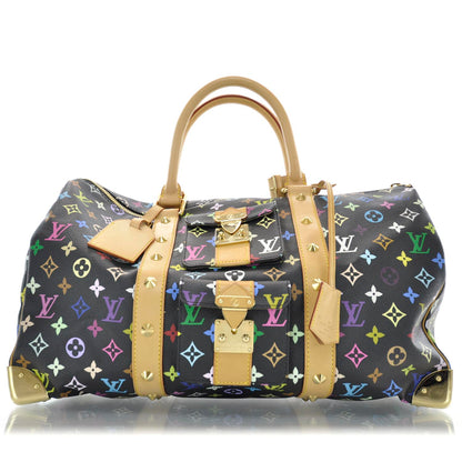Louis Vuitton Monogram Multicolor Keepall 45 Black 1 of 9