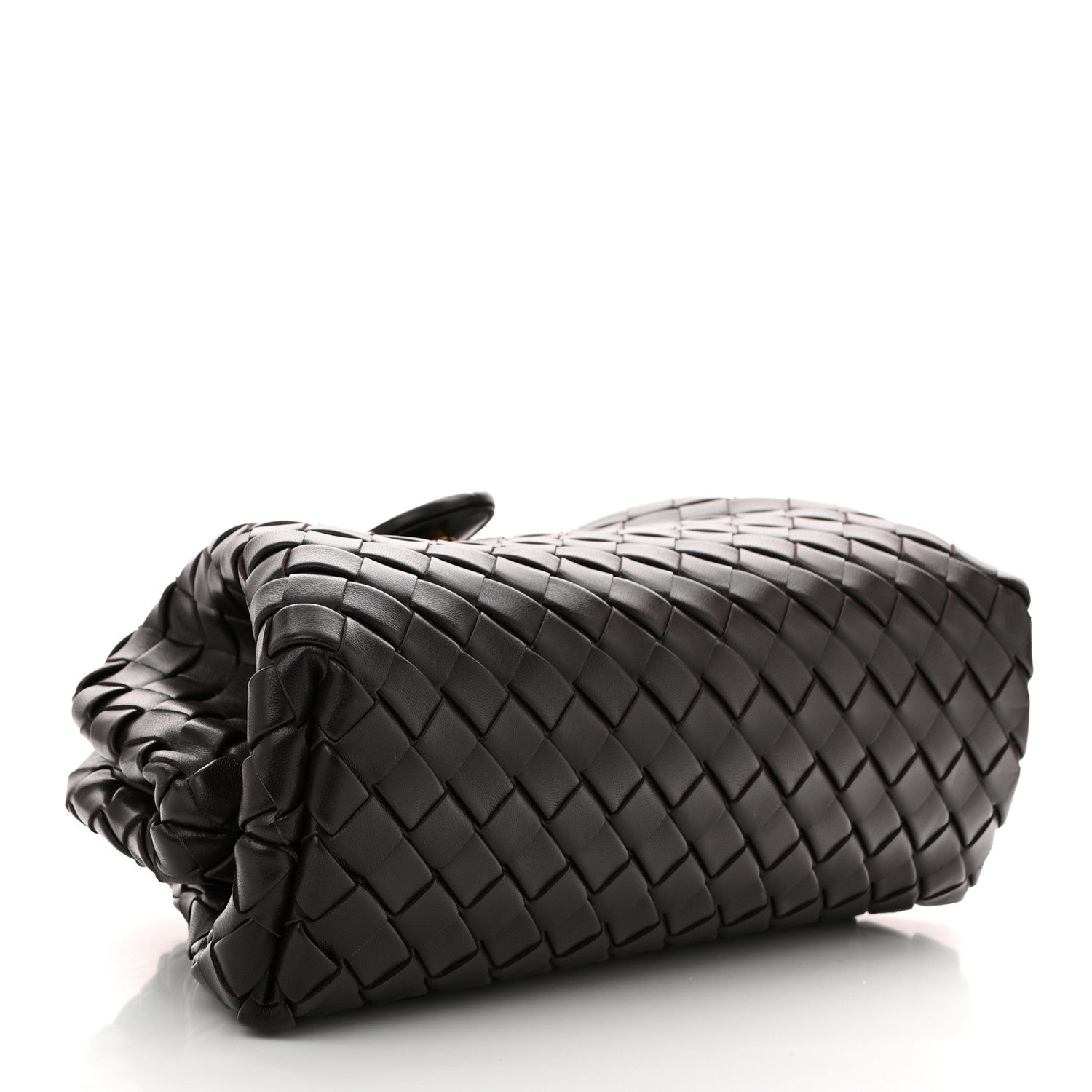 Bottega Veneta Nappa Intrecciato Teen The Lauren 1980 Clutch With Chain Fondant 4 of 9