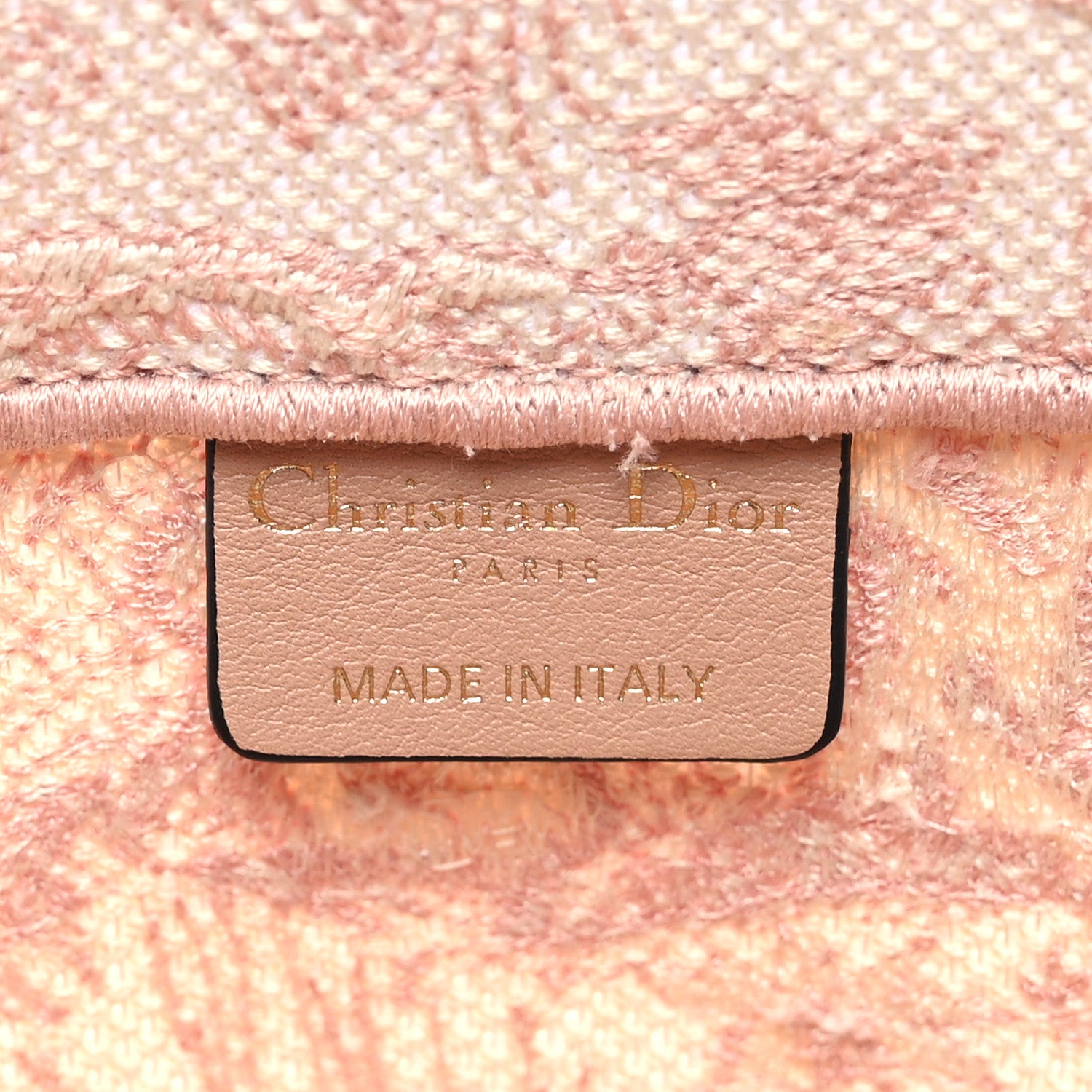 Christian Dior Canvas Embroidered Medium Dioriviera Toile De Jouy Book Tote Rose 6 of 9
