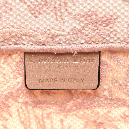 Christian Dior Canvas Embroidered Medium Dioriviera Toile De Jouy Book Tote Rose 6 of 9