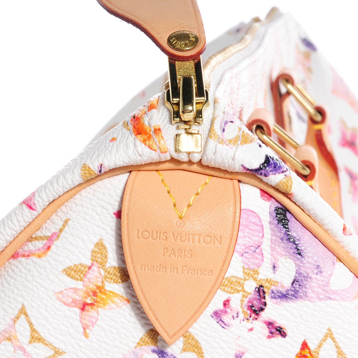 Louis Vuitton Watercolor Aquarelle Speedy 35 White 5 of 7