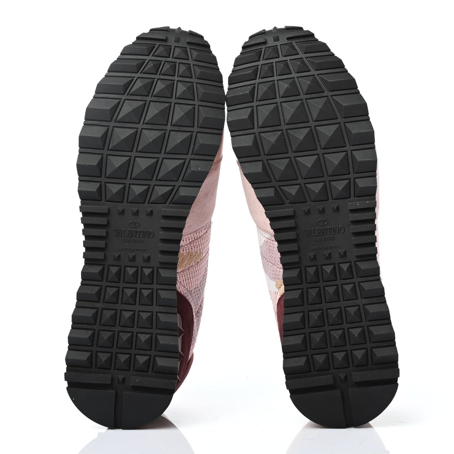 Mesh Suede Camouflage Womens Rockrunner Sneakers 37.5 Multicolor