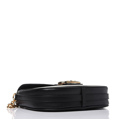 Celine Shiny Calfskin Medium Chain Maillon Triomphe Black 4 of 13