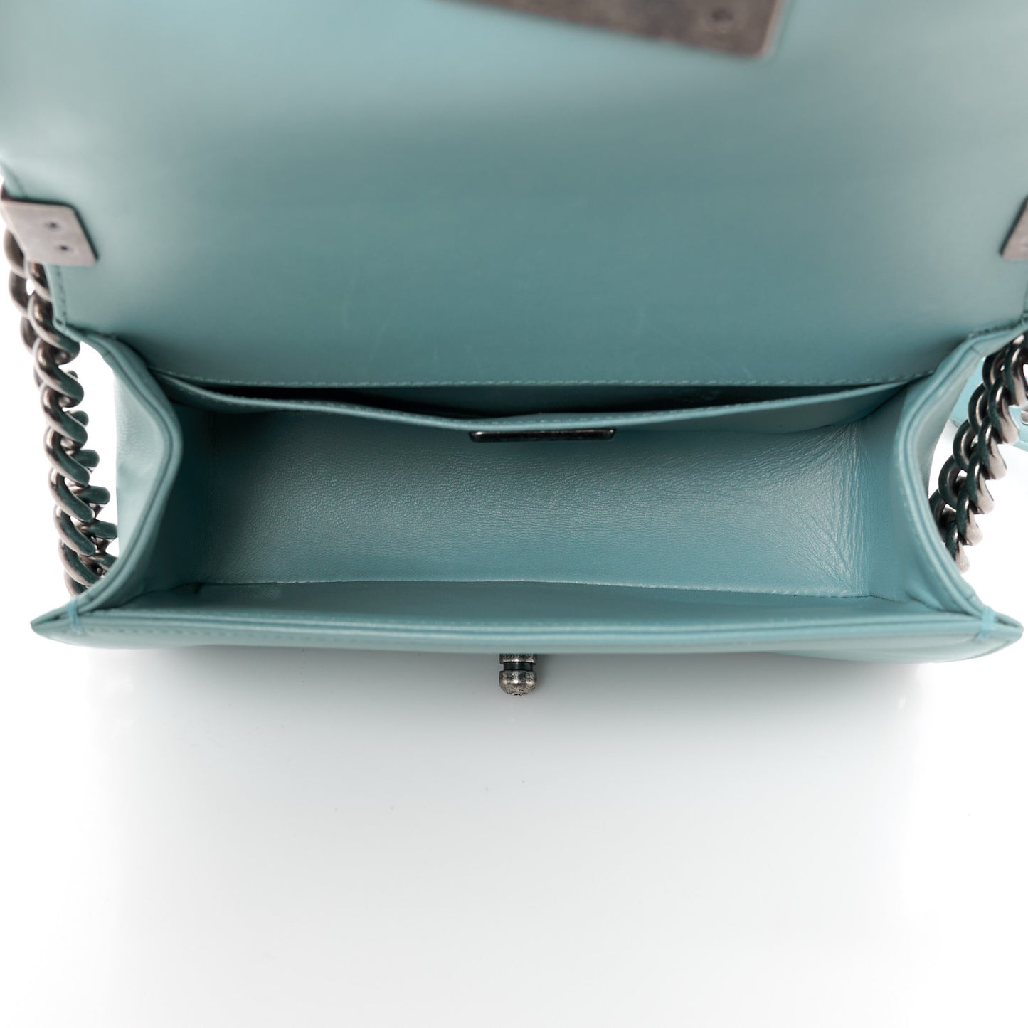 Galuchat Stingray Small Boy Flap Blue