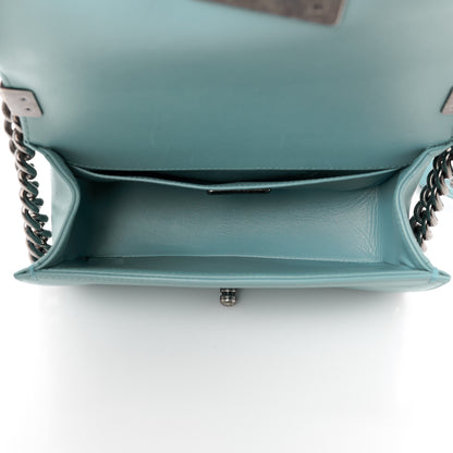 Chanel Galuchat Stingray Small Boy Flap Blue 5 of 10
