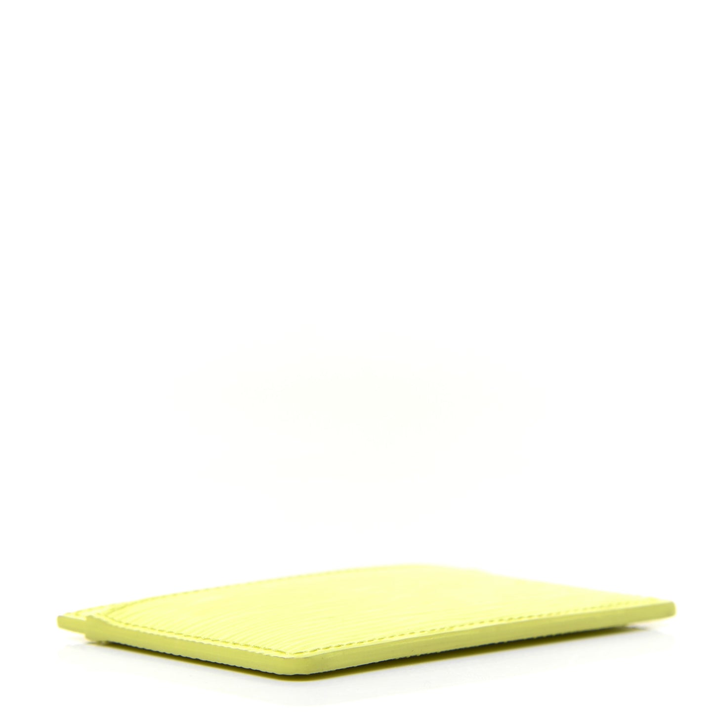 Epi Card Holder Pistache