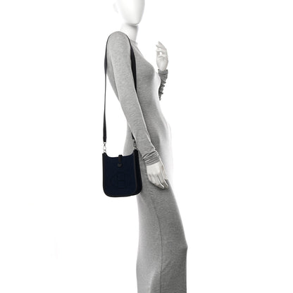 Hermes Feutre Swift Evelyne TPM Bleu Nuit Black 2 of 11