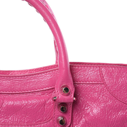 Balenciaga Agneau Classic Silver Hardware S City Rose Flamingo 14 of 15