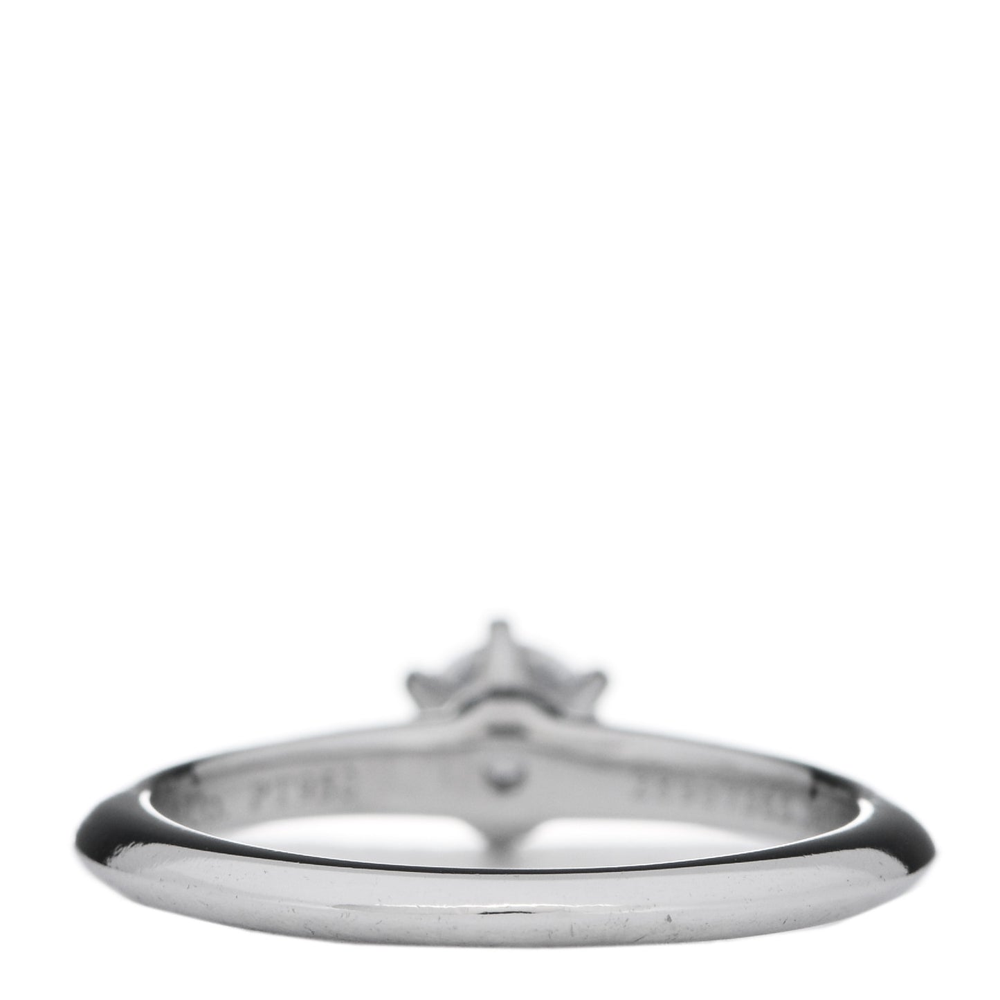 Platinum Diamond .40ct Solitaire Engagement Ring 52 6