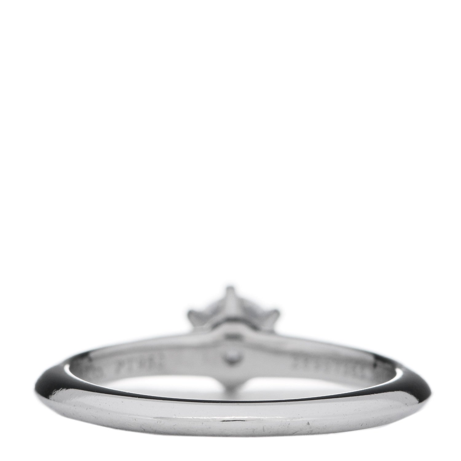 Tiffany Platinum Diamond .40ct Solitaire Engagement Ring 52 6 3 of 7