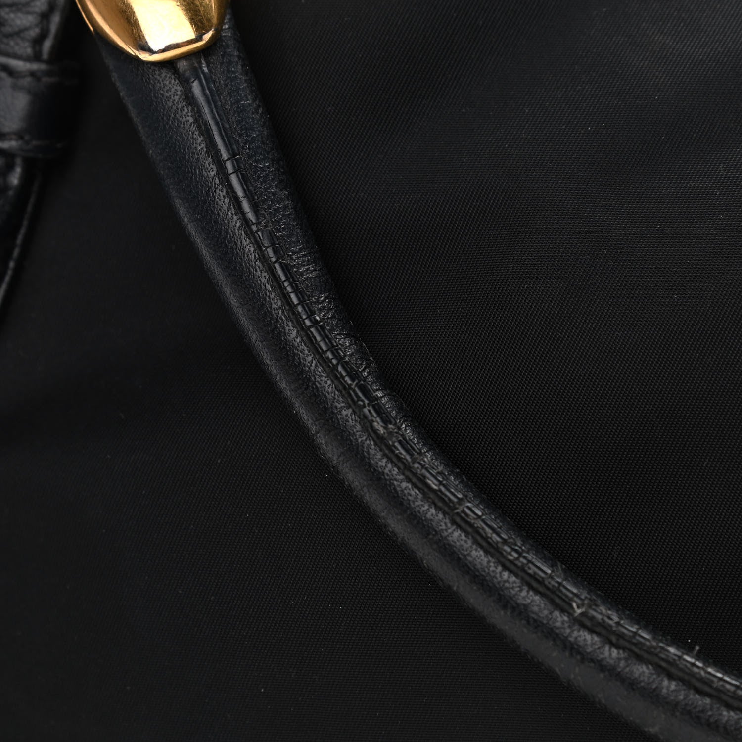 Prada Tessuto Nylon Soft Calfskin Tote Black 20 of 23