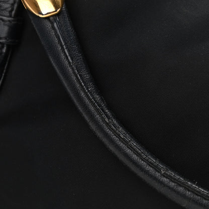 Prada Tessuto Nylon Soft Calfskin Tote Black 20 of 23