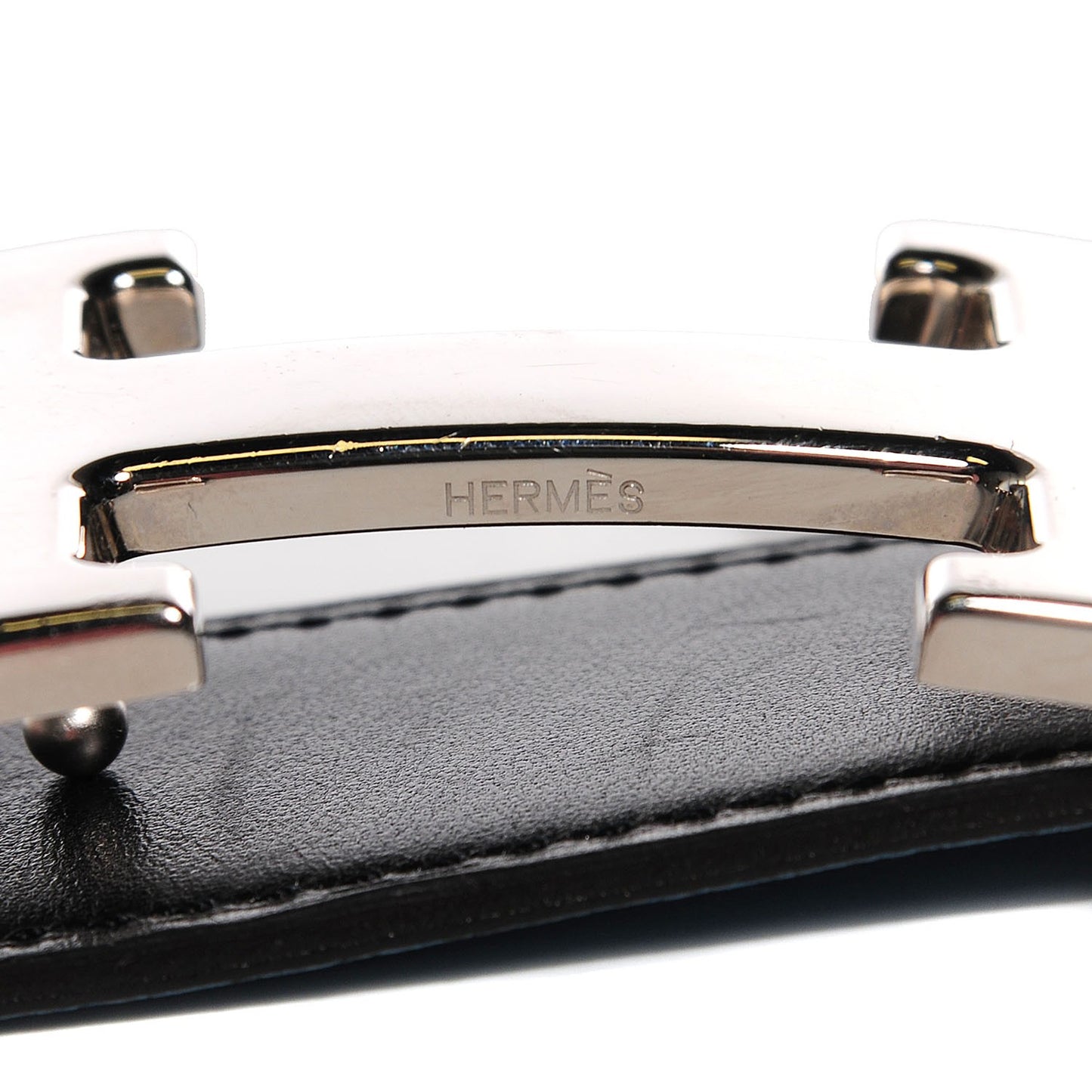 Togo Box 32mm H Belt 90 Blue Jean Noir