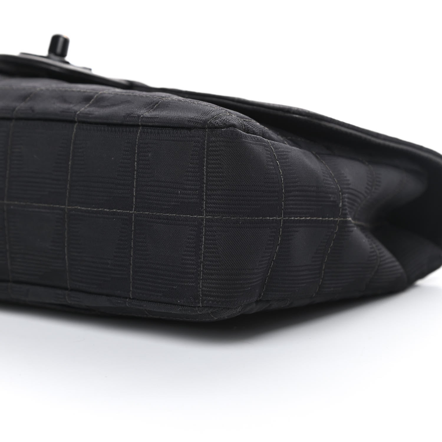 Chanel Nylon Medium Travel Flap Black 10 of 13