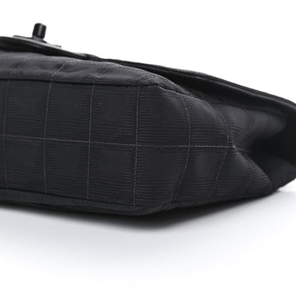 Chanel Nylon Medium Travel Flap Black 10 of 13