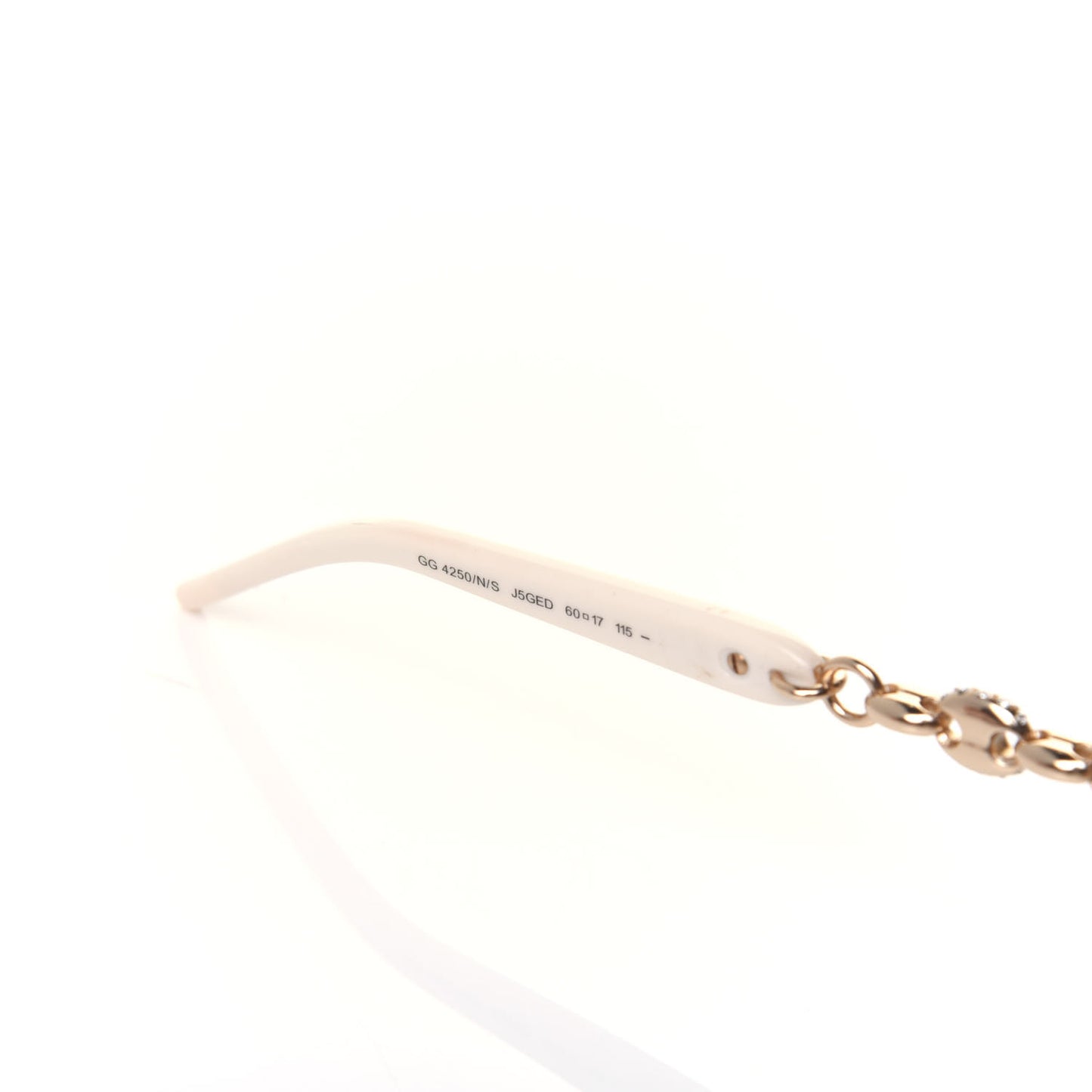 Crystal Marina Chain Sunglasses 4250/N/S White
