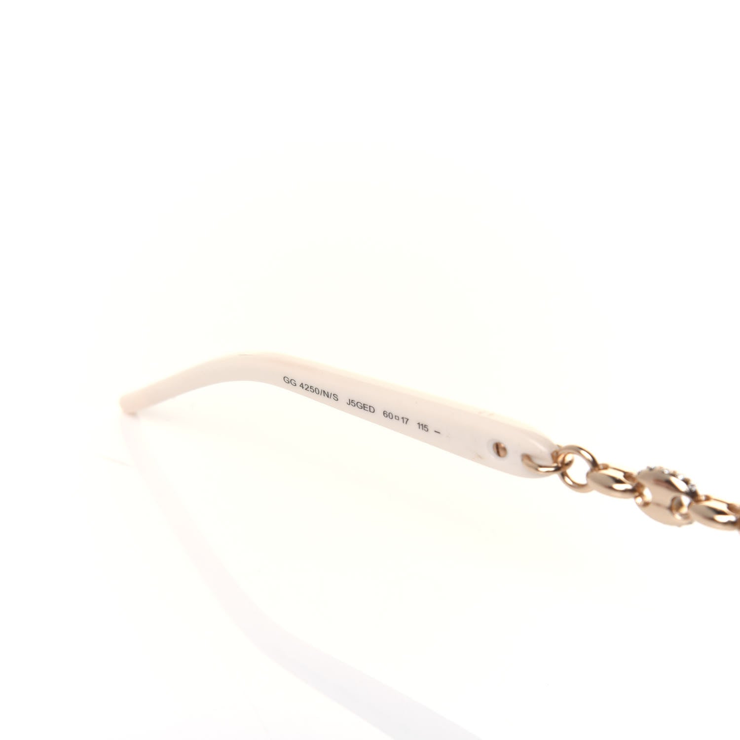 Gucci Crystal Marina Chain Sunglasses 4250/N/S White 5 of 8
