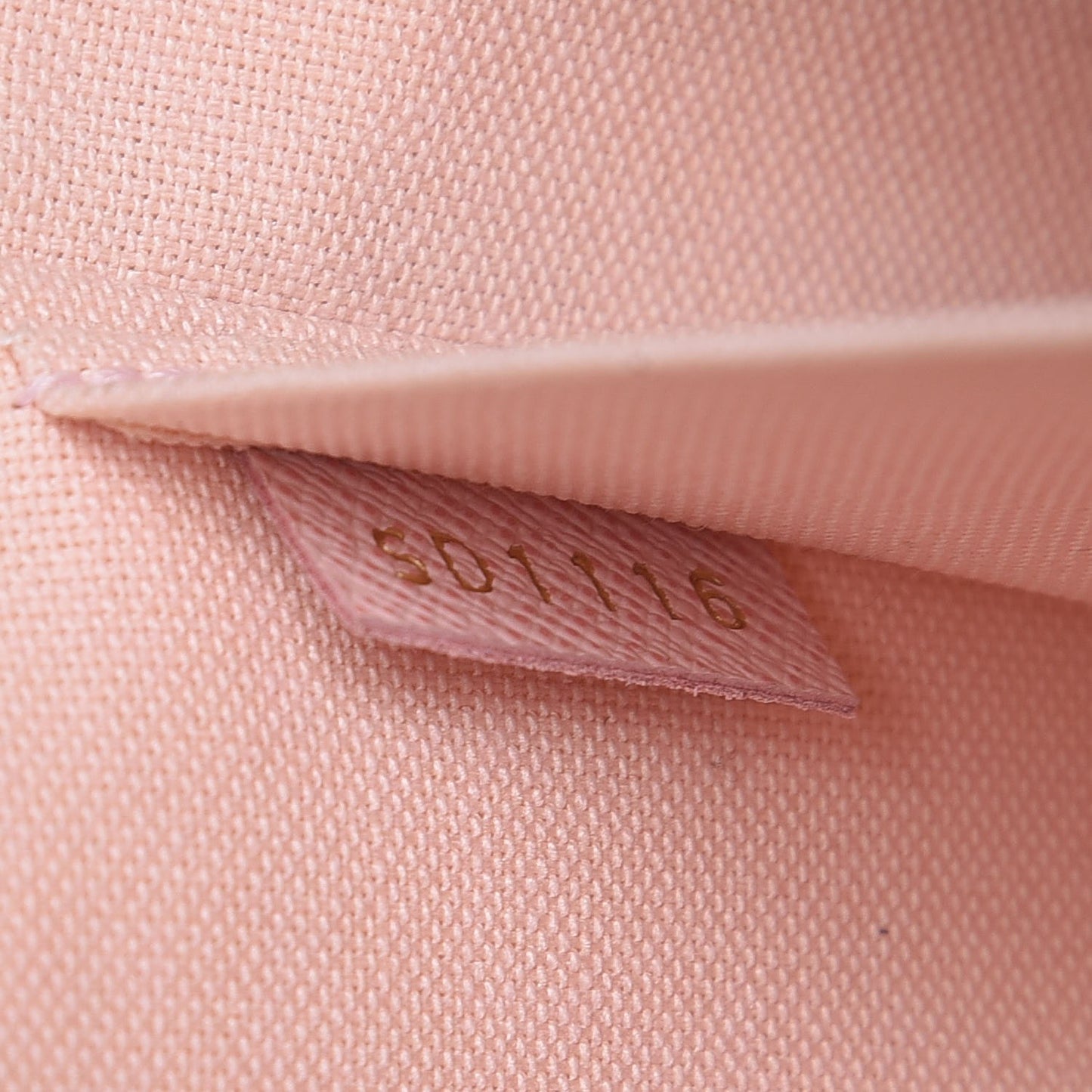 Damier Azur Pochette Felicie Chain Wallet Rose Ballerine