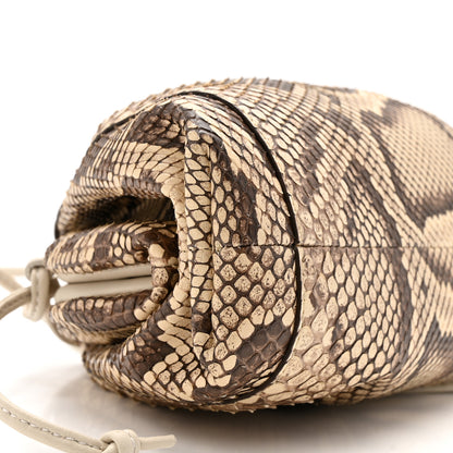 Bottega Veneta Snakeskin The Mini Pouch Brown 9 of 12