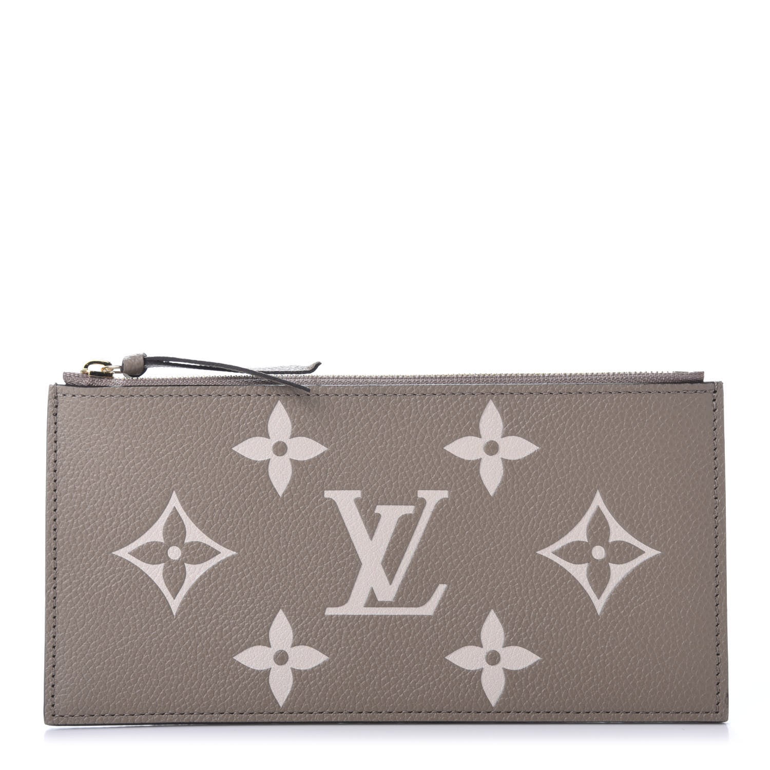Louis Vuitton Empreinte Monogram Giant Pochette Felicie Zippered Insert Tourterelle Creme 1 of 9
