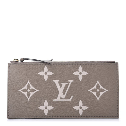 Louis Vuitton Empreinte Monogram Giant Pochette Felicie Zippered Insert Tourterelle Creme 1 of 9