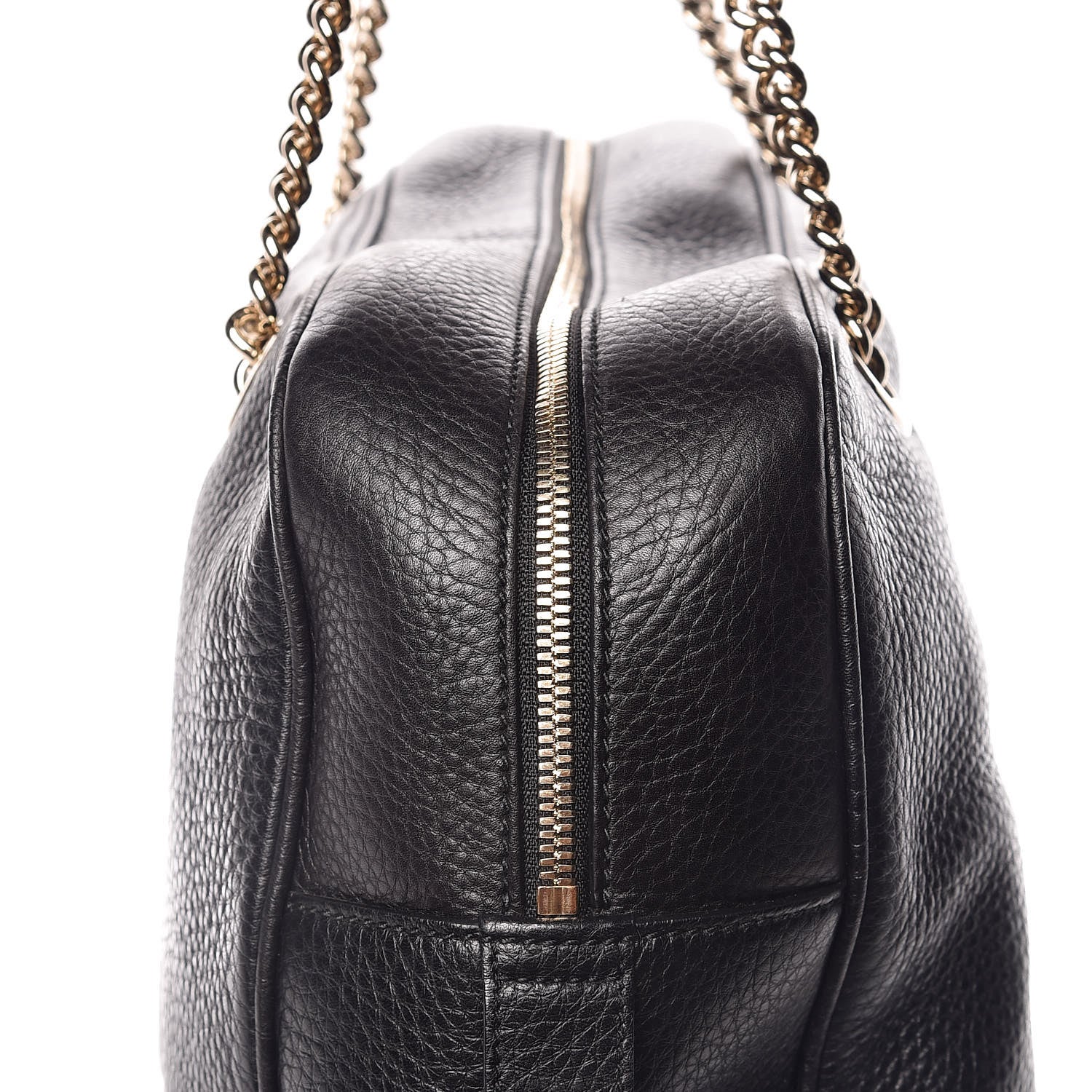 Gucci Pebbled Calfskin Medium Soho Bowler Black 12 of 14