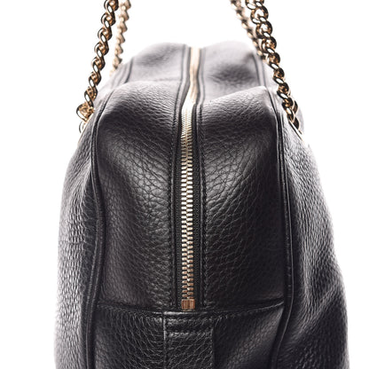 Gucci Pebbled Calfskin Medium Soho Bowler Black 12 of 14