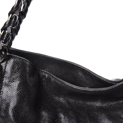 Chanel Glazed Caviar Modern Chain Tote Black 12 of 18