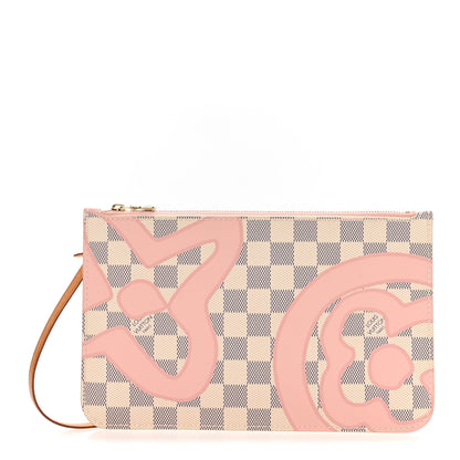 Louis Vuitton Damier Azur Tahitienne Neverfull MM GM Pochette 1 of 7