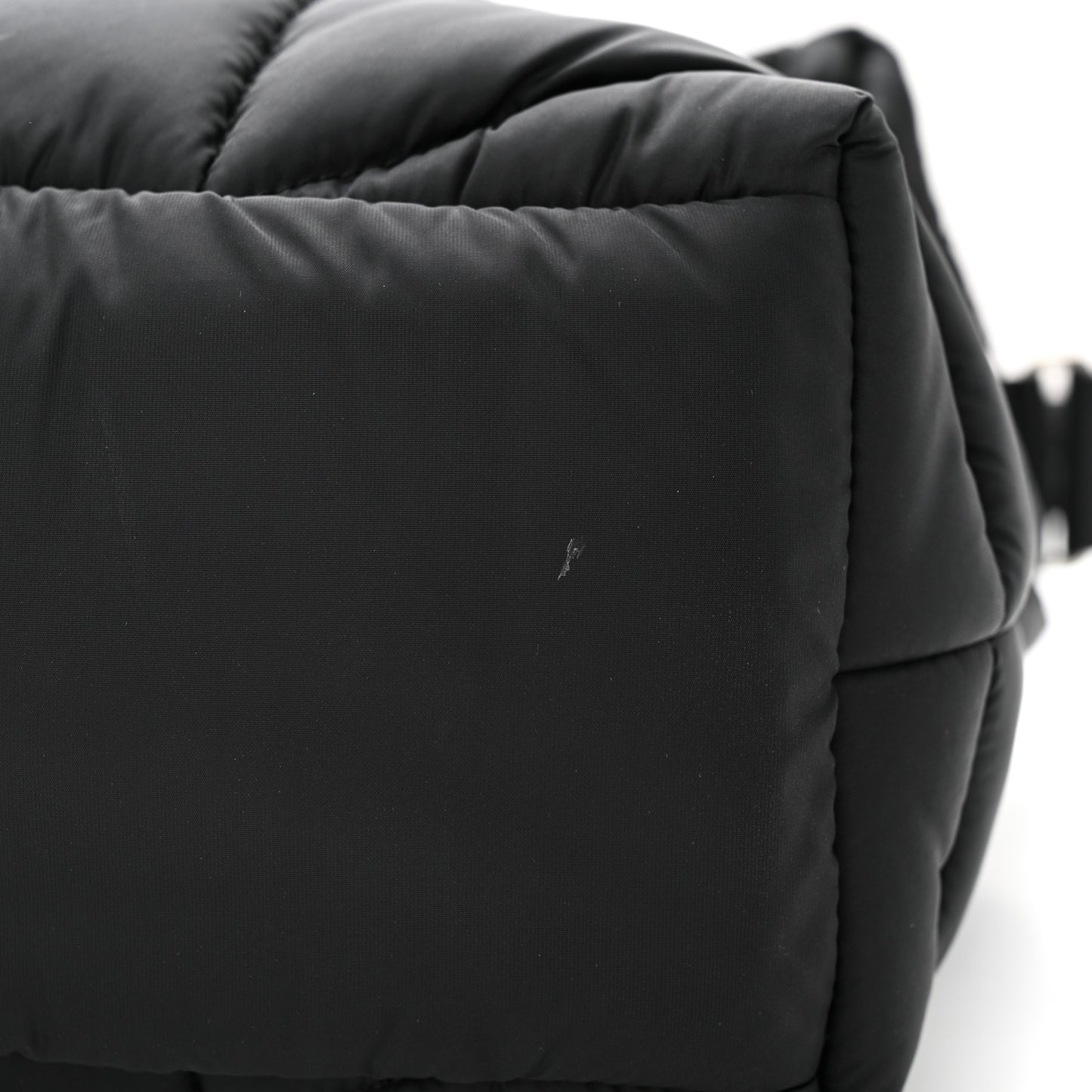 Econyl Nylon Lou Puffer Messenger Black