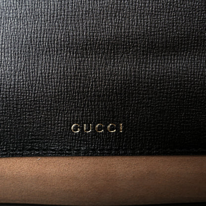 Gucci Azalea Calfskin Web Monochrome Small Horsebit 1955 Shoulder Bag Black 6 of 12