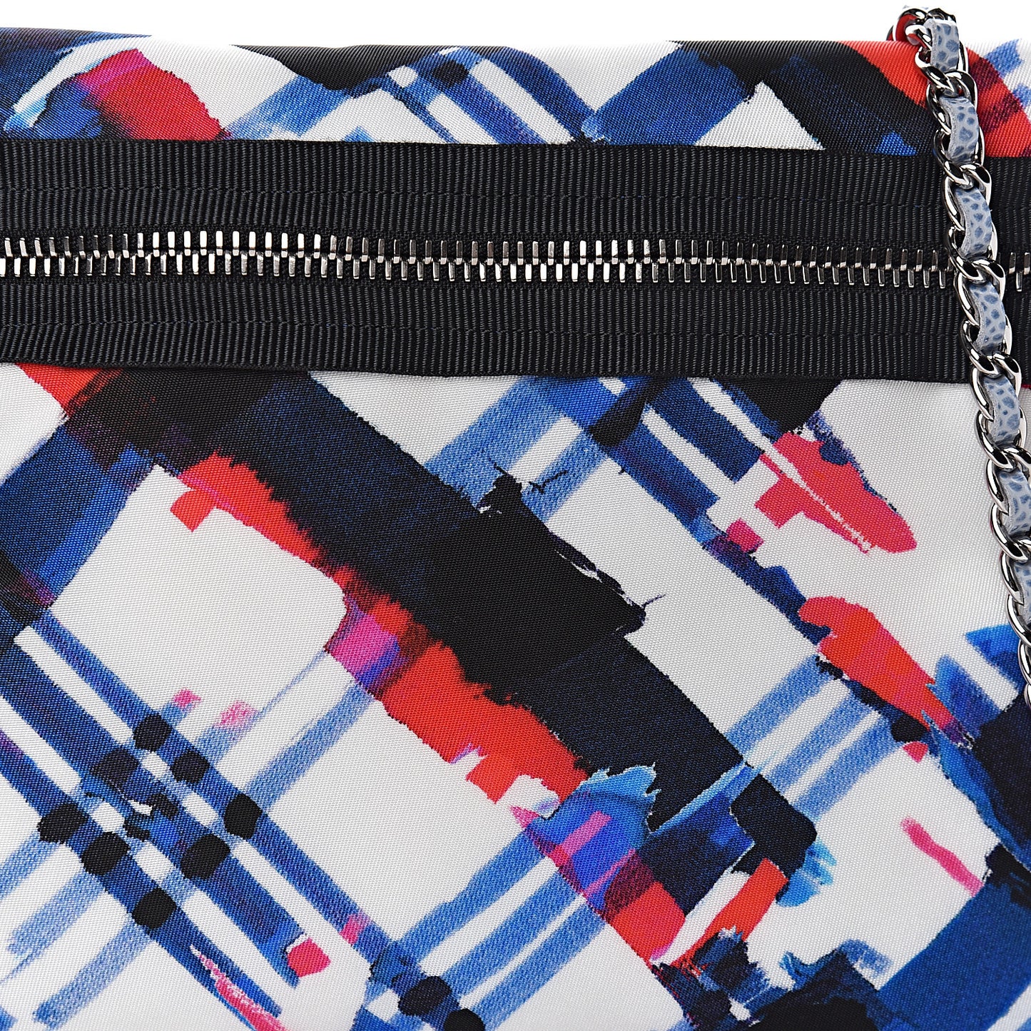 Canvas Printed Airline Crossbody Bag Multicolor
