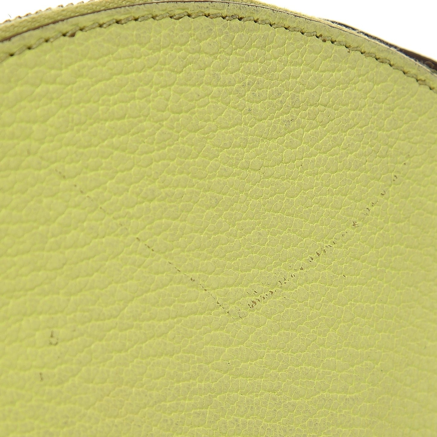 Chevre Mysore Evelyne Coin Purse Vert Anis